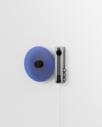 Ruka TD-1 vertical turntable in concrete finish, side view